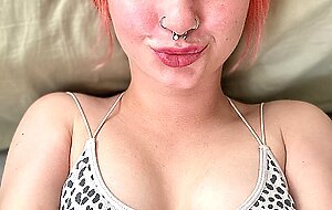 Pink-Haired Amateur Slut Redhead Abby Amateur, Chubby, Curvy, Selfie, Thick